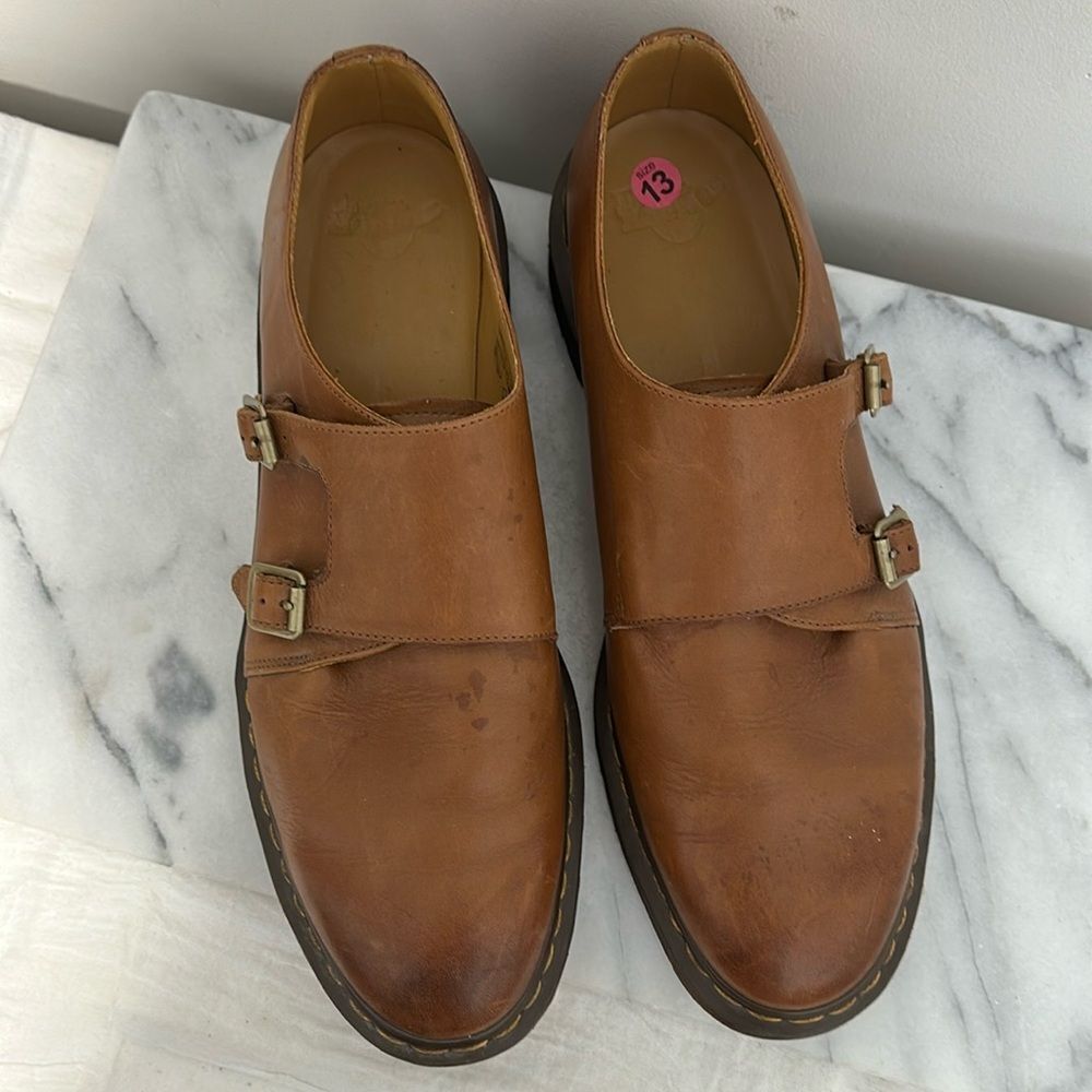 Doc Martens Jules Double Monk Strap Oxford Shoes Mens Sz 13